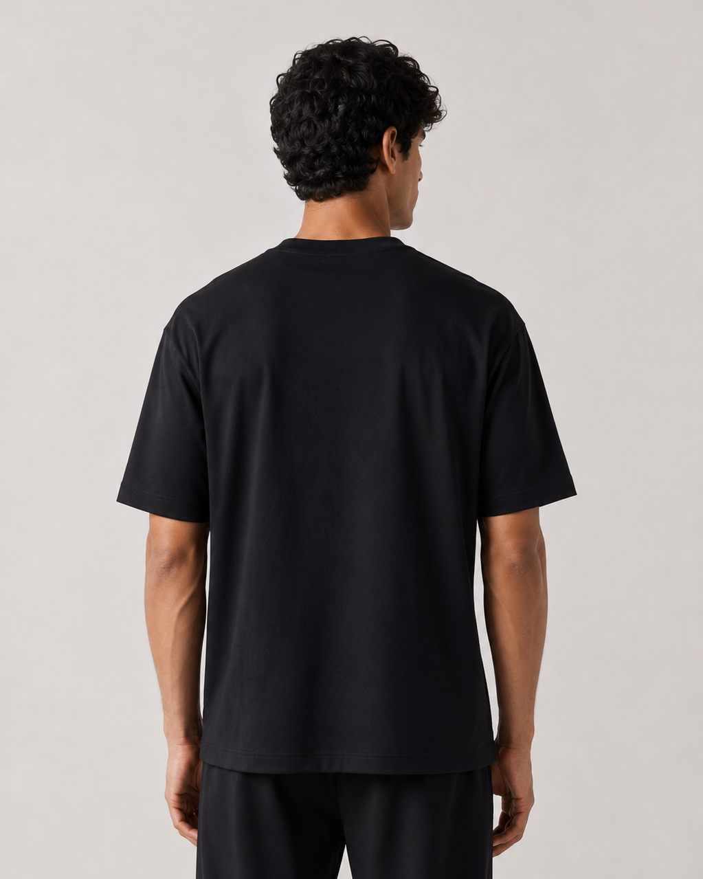 ALTIOR Core Tee in Black — back view