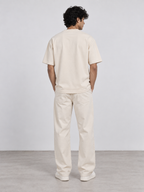ALTIOR Core Tee in Bone — full body, worn